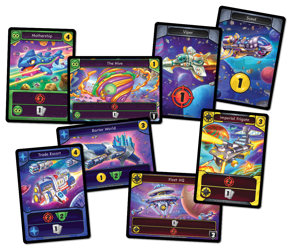 Star Realms Promo Pack 1 – 15 New Art Card Booster Set – White Wizard Games WWG 019