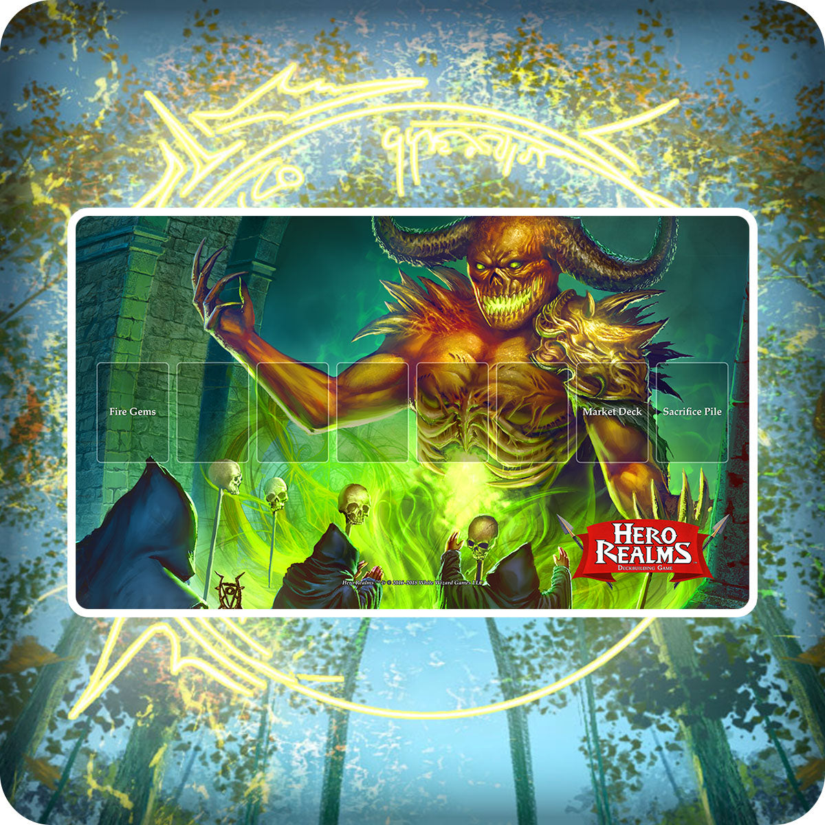 Hero Realms Playmat Tyrannor Wise Wizard Games